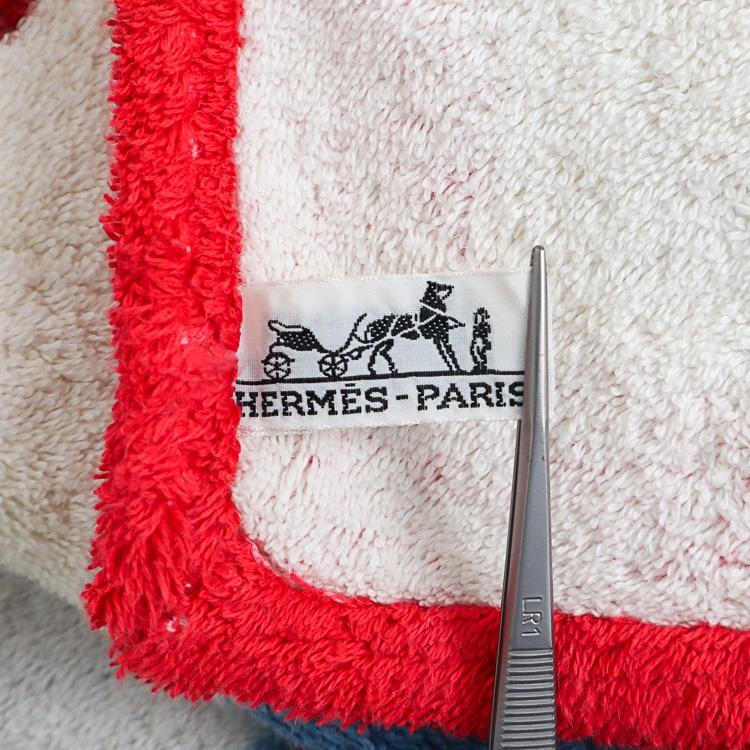HERMES（エルメス） タオルケット ビーチタオル ゾウ ブランケット