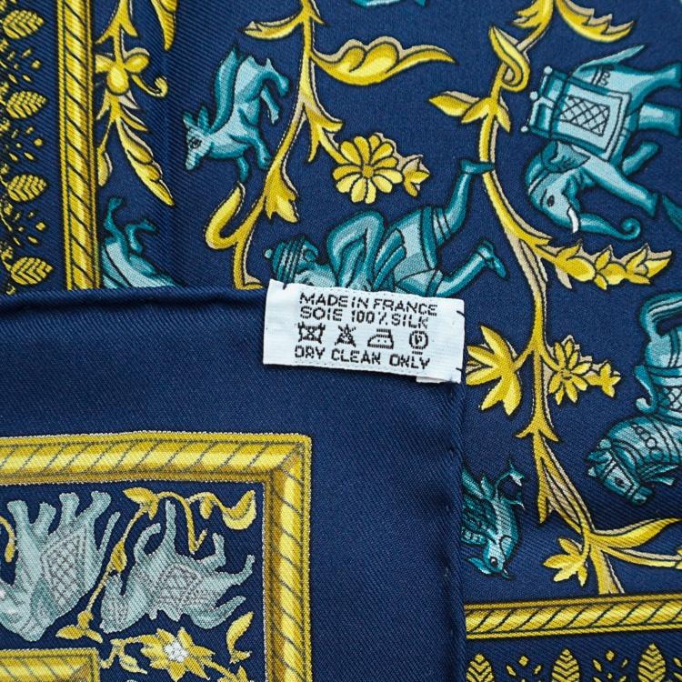 HERMES（エルメス） 【美品】 カレ90 大判スカーフ CHASSE EN INDE