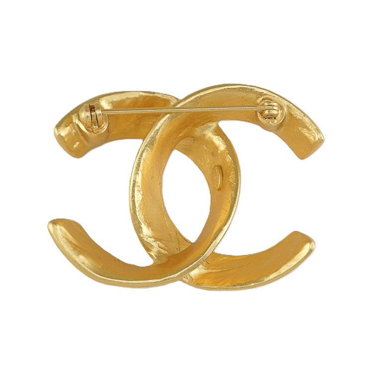 中古】シャネル ココマーク ブローチ CCA14113X01060 2000年 ゴールド