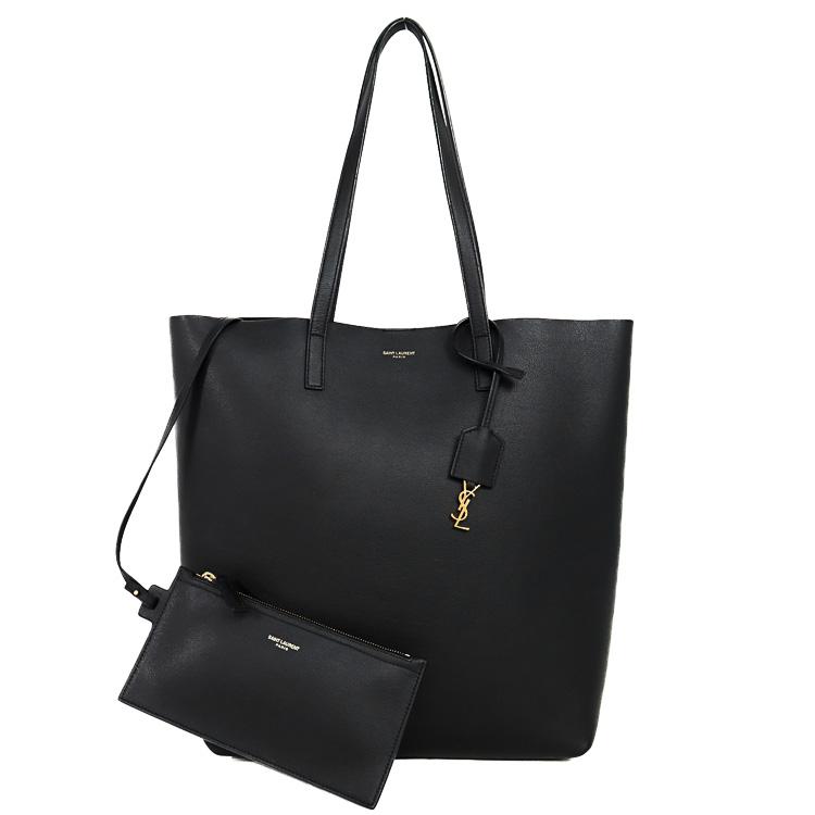 SAINT LAURENT サンローラン ショッピングトート N/S 600306 ブラック