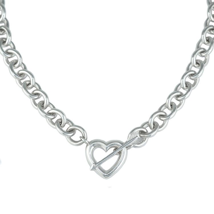 TIFFANY&Co.（ティファニー） ハートアロー トグルチェーン ネックレス