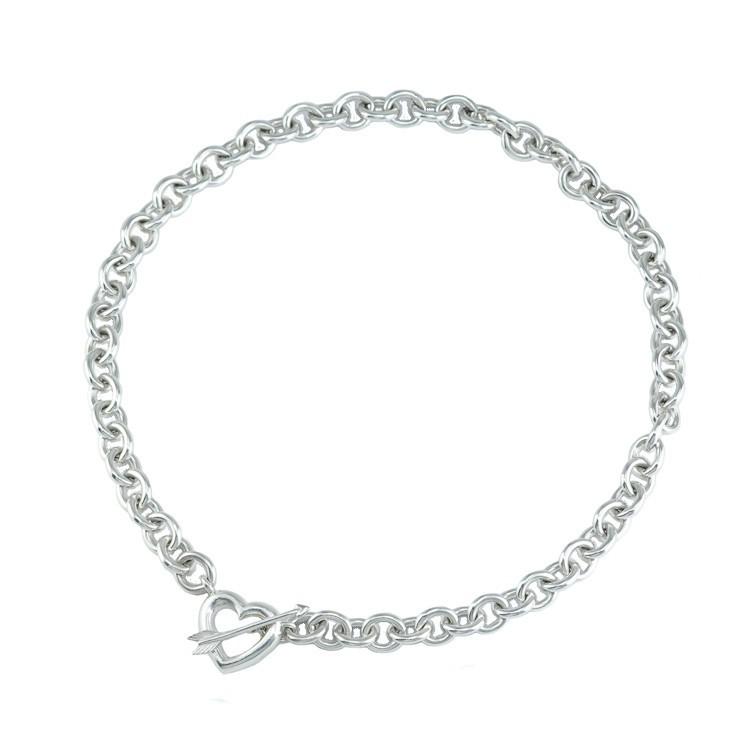 TIFFANY&Co.（ティファニー） ハートアロー トグルチェーン ネックレス