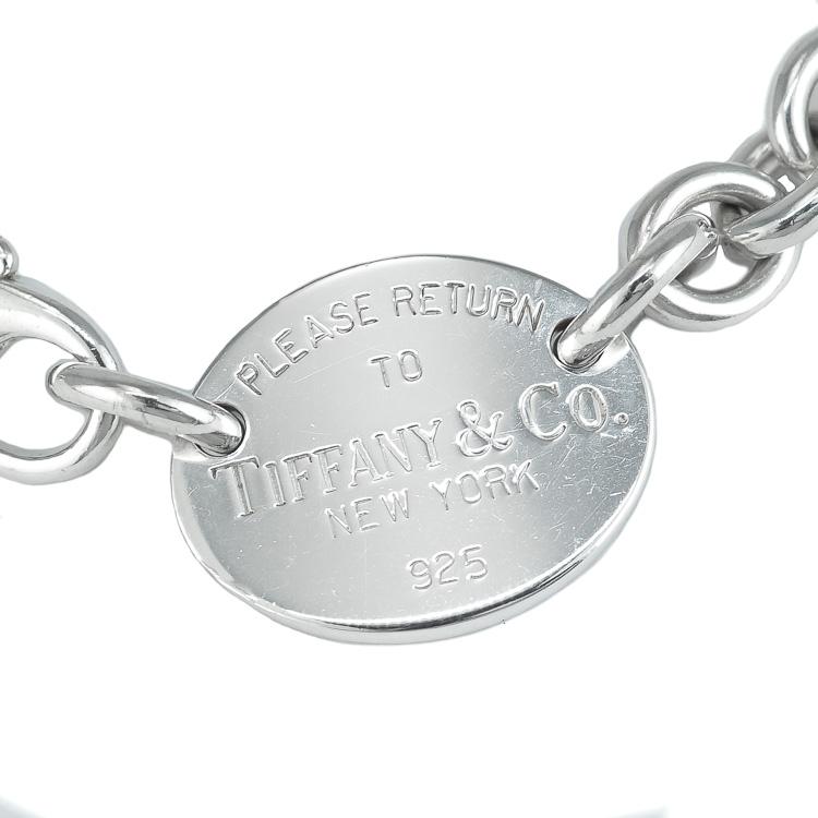 極美品✨TIFFANY ティファニー チェーン ネックレス SV925 41cm RETURN TO TIFFANY ティファニー リターントゥ オーバルタグ チェーン