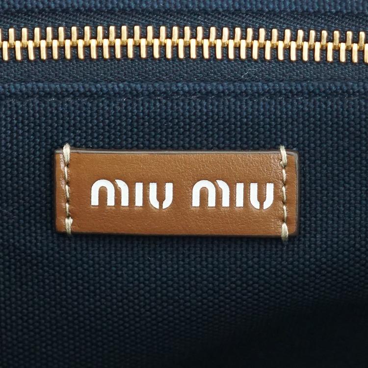 miu miu（ミュウミュウ） 【美品】MIU MIU カナパ 2WAY ハンドバッグ
