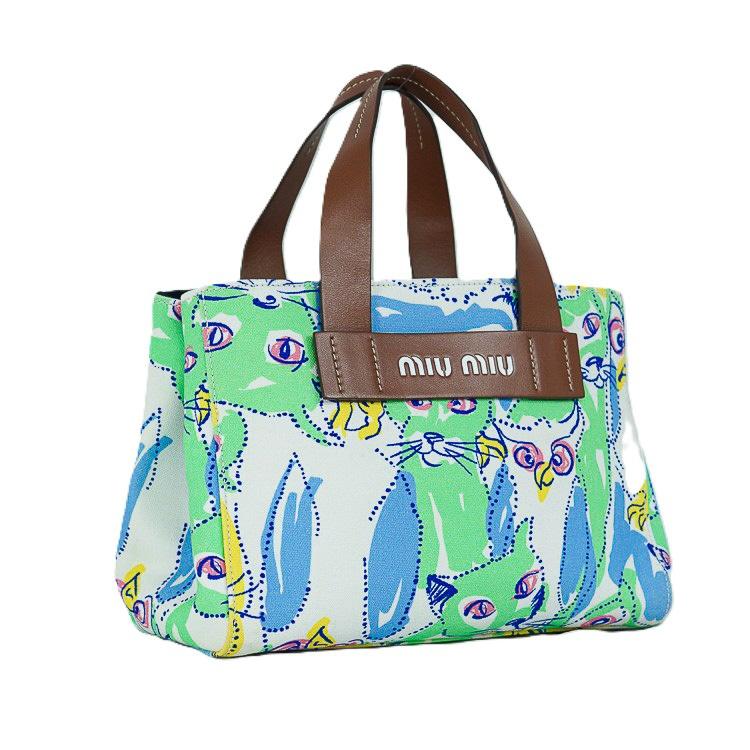 miu miu（ミュウミュウ） 【美品】MIU MIU カナパ 2WAY ハンドバッグ