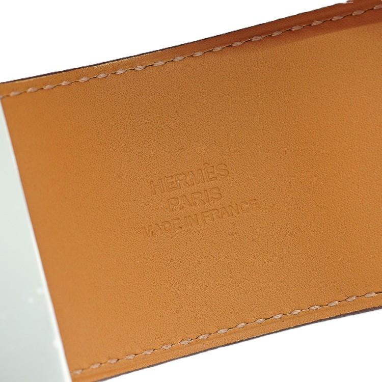 【新品同様】 エルメス コリエドシアン バングル ブレスレット ヴォースイフト エトゥープ シルバー金具 A刻 T2 ブランドアクセサリー HERMES 6148582m【中古】の画像