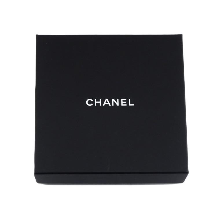 【極美品】CHANEL ネックレス ココマーク レザー リボン A22A ラムスキン GP ゴールド ブランド小物 シャネル 6168979m【中古】の画像