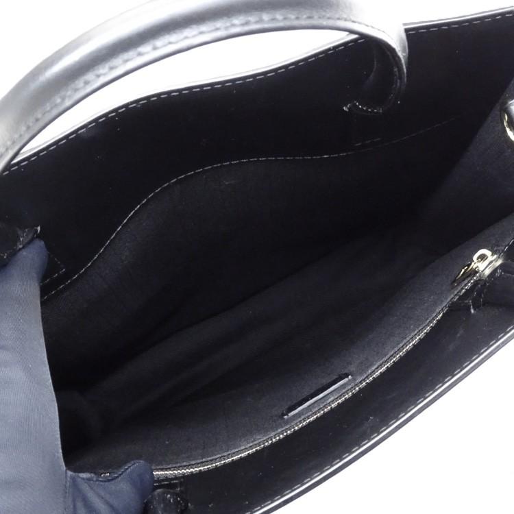 ロエベ LOEWE スタンダード A4 トートバッグ 2WAY ハンドバッグ レザー ブラック  ユニセックス 6171512j 【中古】の画像
