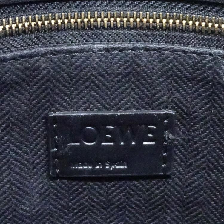 ロエベ LOEWE スタンダード A4 トートバッグ 2WAY ハンドバッグ レザー ブラック  ユニセックス 6171512j 【中古】の画像