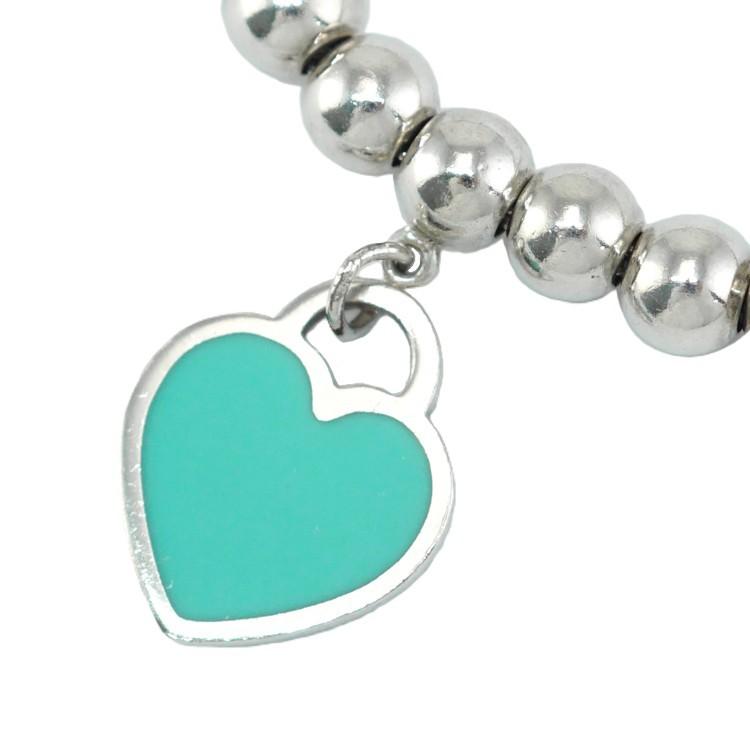 【美品】ティファニー　リターントゥ　ハートタグ　ブレスレット ボールチェーン RETURN TO TIFFANY ティファニー リターントゥ ハートタグ ビーズ