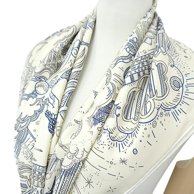 HERMES（エルメス） 【新品同様】 カレ90 大判スカーフ Please Hold
