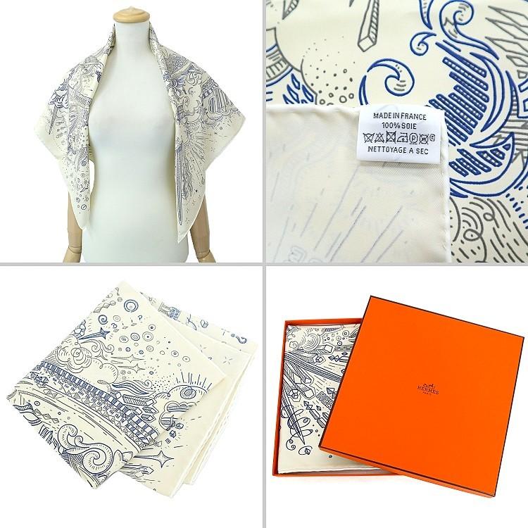 HERMES（エルメス） 【新品同様】 カレ90 大判スカーフ Please Hold