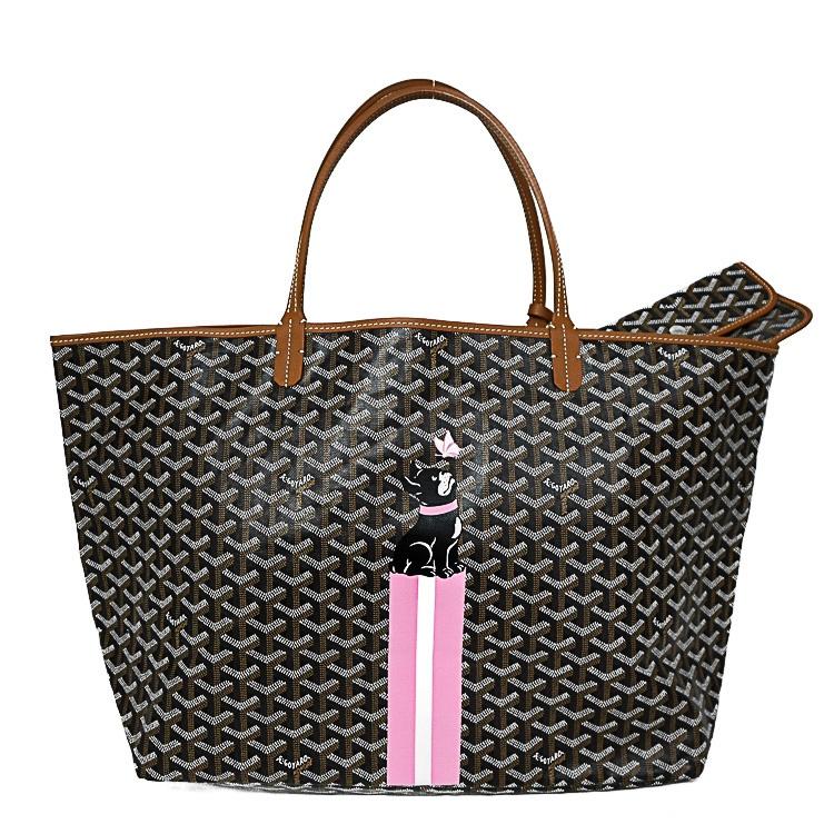 GOYARD（ゴヤール） 【極美品】ゴヤール サンルイGM マカージュ 犬