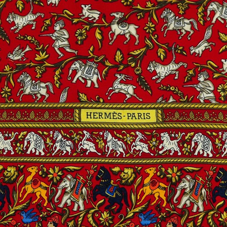 HERMES（エルメス） カレジェアン カレ140 CHASSE EN INDE インドの