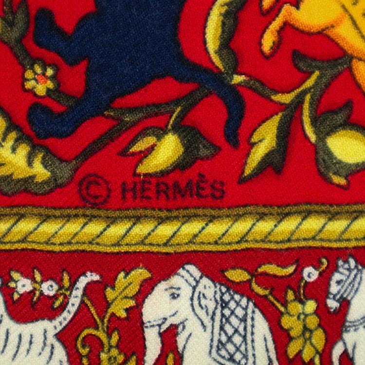 HERMES（エルメス） カレジェアン カレ140 CHASSE EN INDE インドの