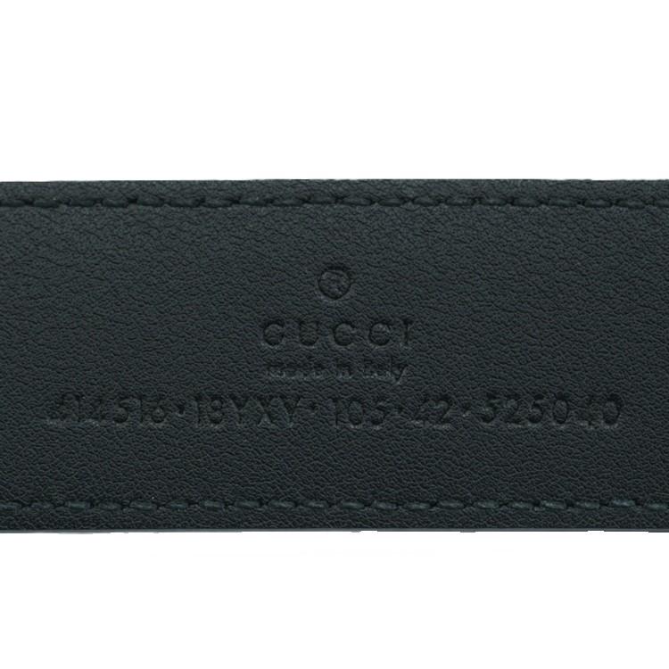 GUCCI（グッチ） 【美品】GUCCI ベルト GGマーモント ダブルG 414516
