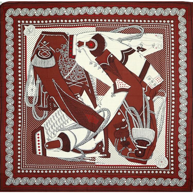 美品 エルメス カレジェアン 140 ズアヴとドラゴン マリン カシシル 箱 HERMES（エルメス） 【新品同様】エルメス カレジェアン カレ140