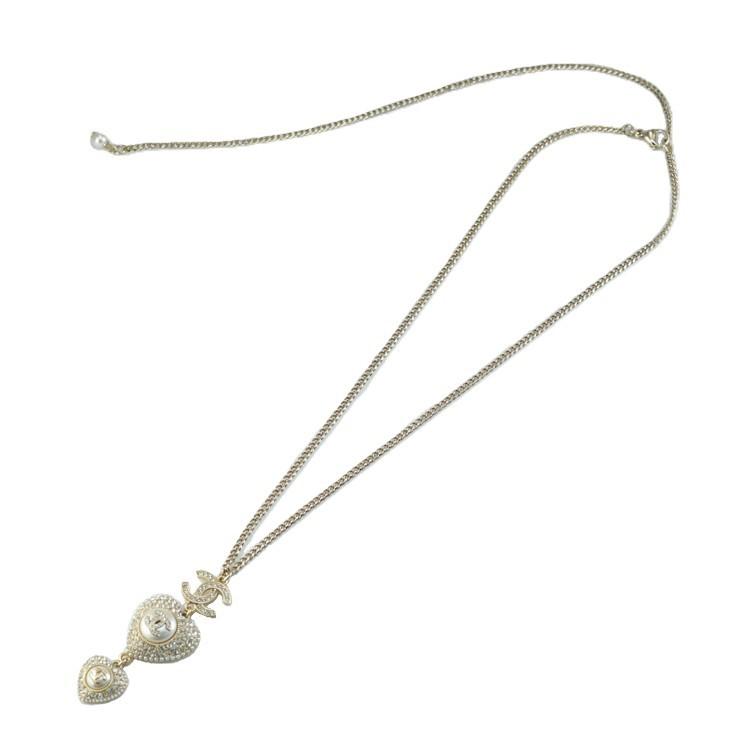 美品】 シャネル ハートモチーフ ネックレス C22B 2022年 ライン