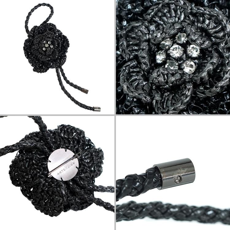 ANTEPRIMA/WIREBAG アンテプリマ ワイヤーバッグ ラフィア ビジュー