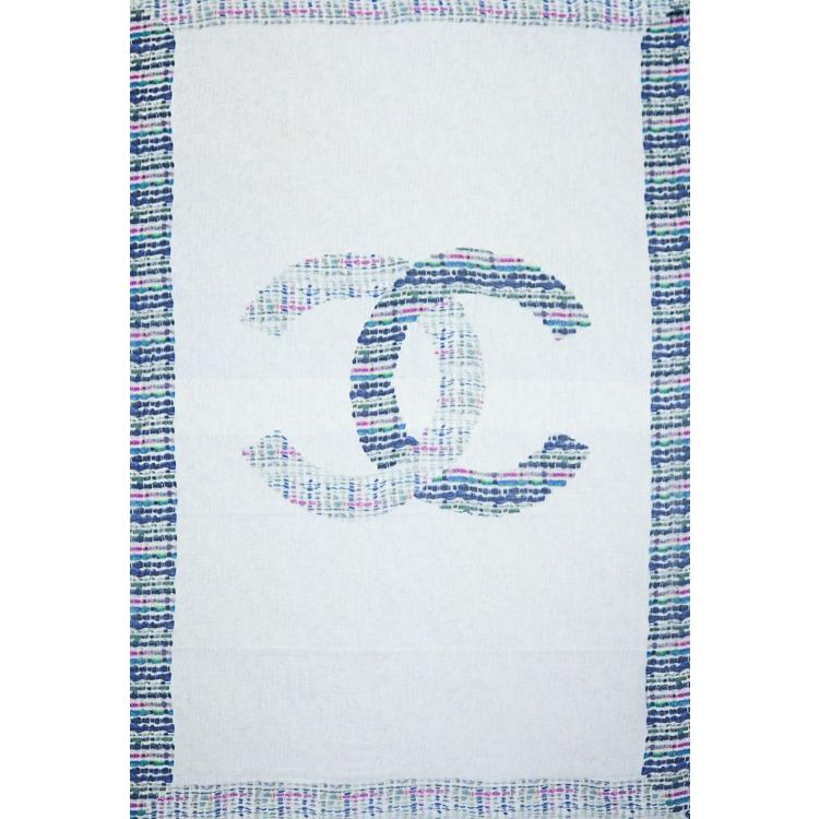 CHANEL（シャネル） ココマーク 大判ストール カシミア シルク ライト