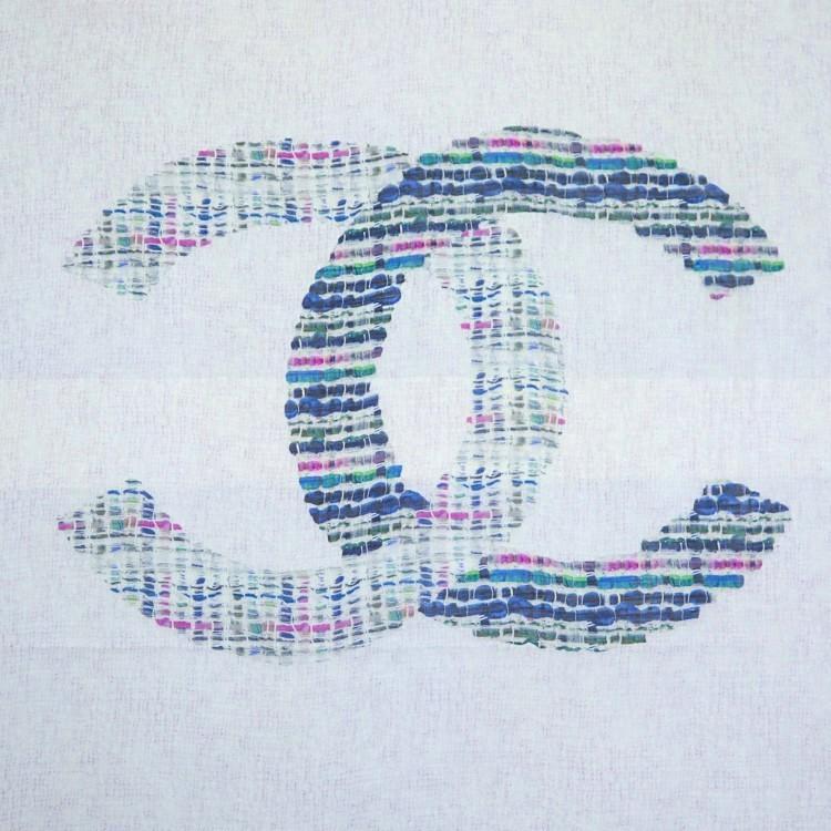 CHANEL（シャネル） ココマーク 大判ストール カシミア シルク ライト