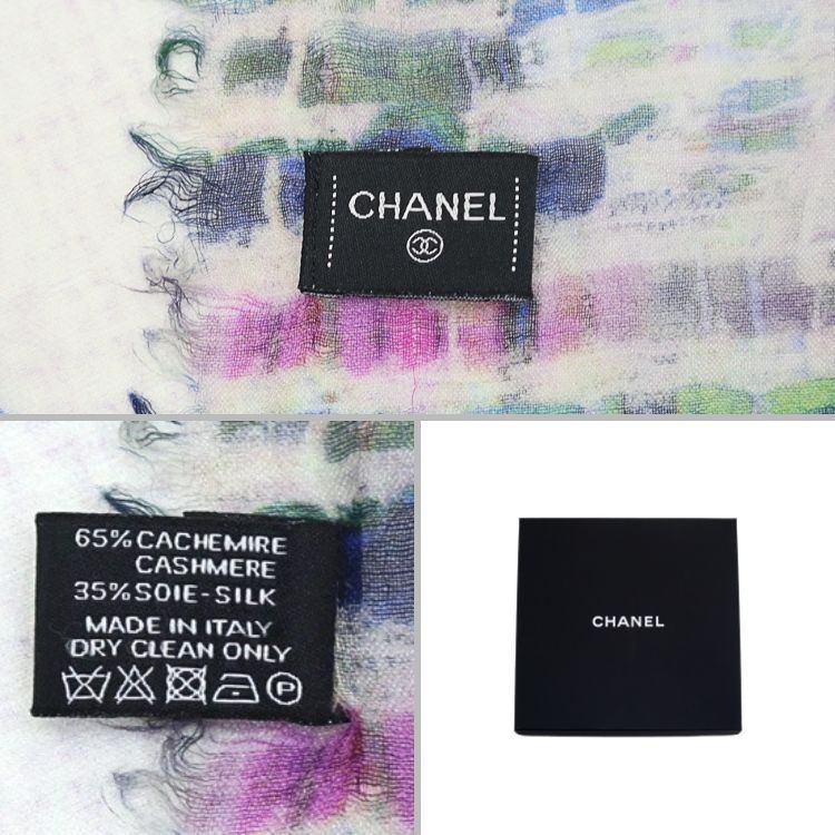 CHANEL（シャネル） ココマーク 大判ストール カシミア シルク ライト