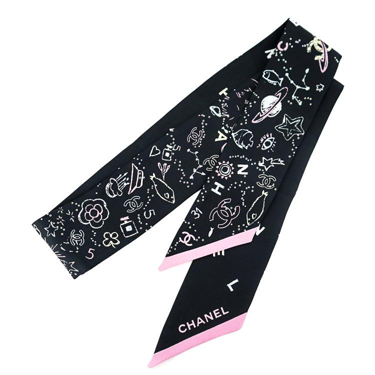 CHANEL（シャネル） 【極美品】CHANEL スカーフ ツイリー シルク 100