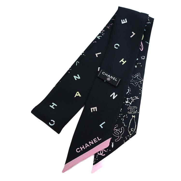 CHANEL（シャネル） 【極美品】CHANEL スカーフ ツイリー シルク 100