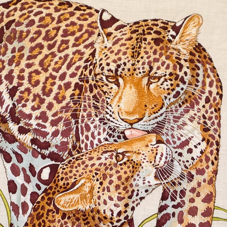 【新品】エルメスカシシル140 HERMES（エルメス） カレジェアン カレ140 Jungle Love ジャングルラブ