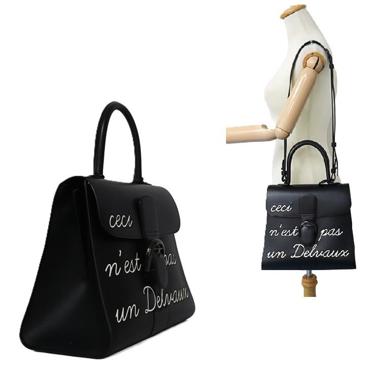 DELVAUX デルヴォー ルーモア MM ブラック 2WAY DELVAUX（デルヴォー） 【美品】デルヴォー ブリヨン ルーモアMM