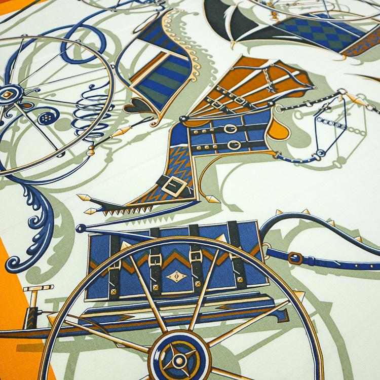 HERMES エルメス カシシル ヴォワチュール アン エキリーブル 140 HERMES（エルメス） 【新品同様】エルメス カレジェアン カレ140