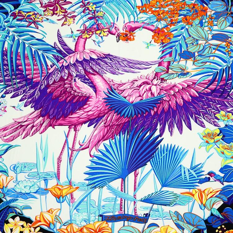 HERMES（エルメス） 【美品】エルメス カレジェアン カレ140 FLAMINGO