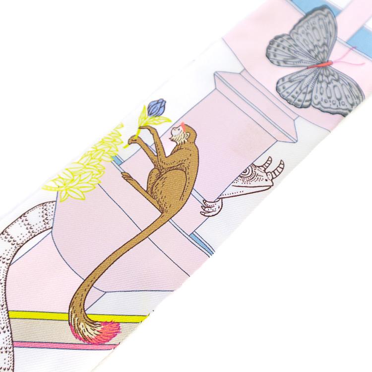 Twilly d'Hermes エルメス ツイリー PRECIOUS PARADISE プレシャス