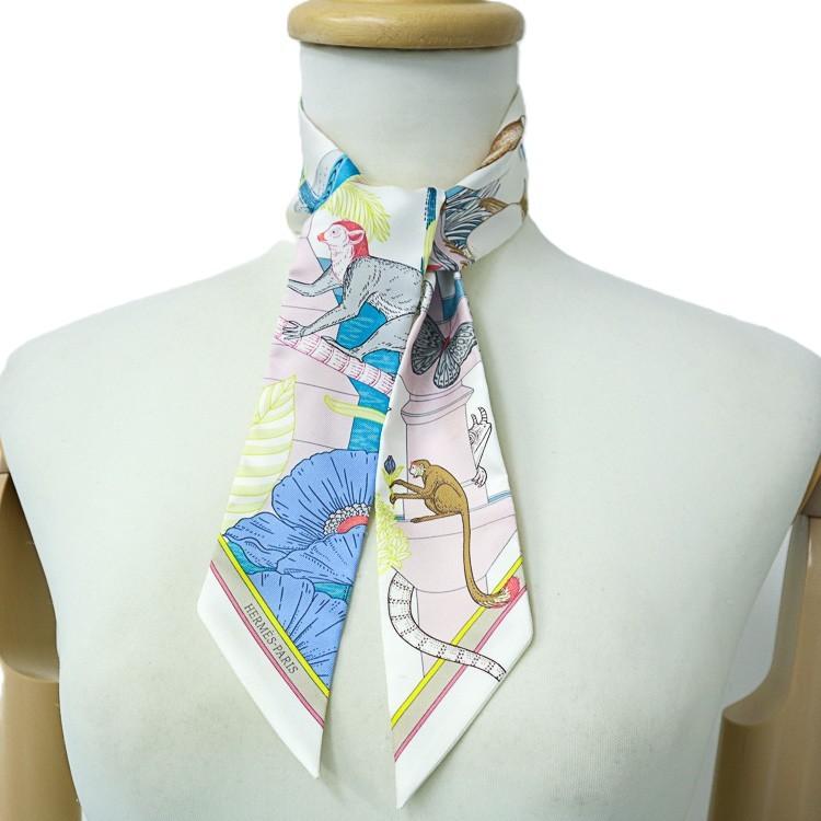 Twilly d'Hermes エルメス ツイリー PRECIOUS PARADISE プレシャス