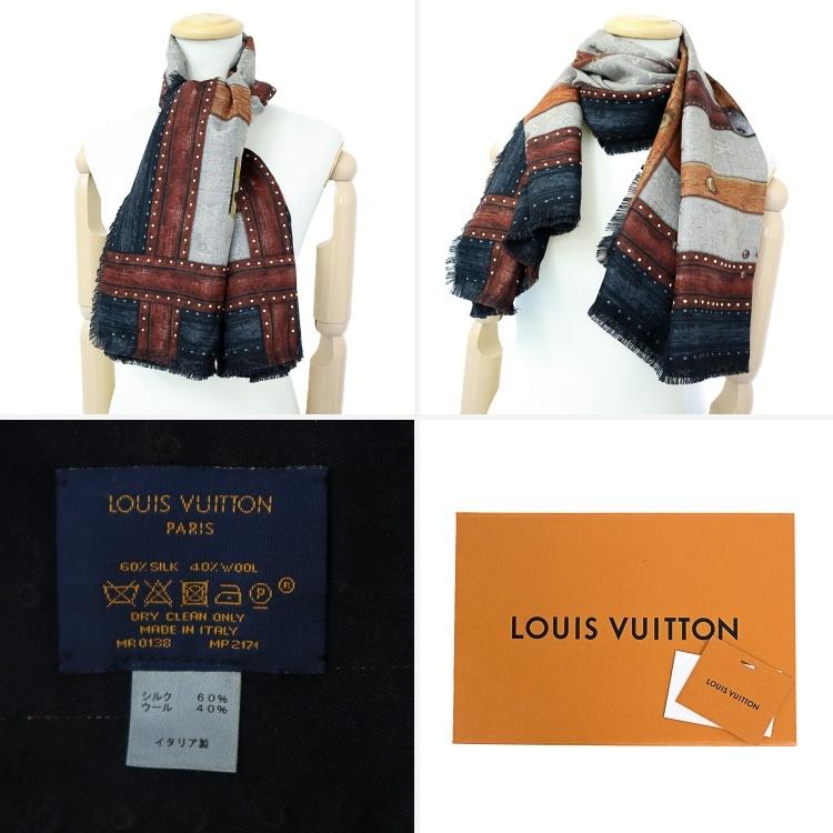 LOUIS VUITTON（ルイ・ヴィトン） モノグラム スタッズ 大判ストール