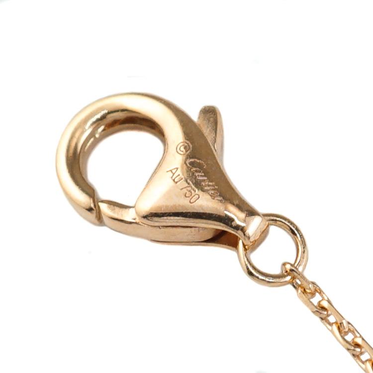 カルティエ ダムール 【美品】 ブレスレット XS ダイヤモンド 750PG