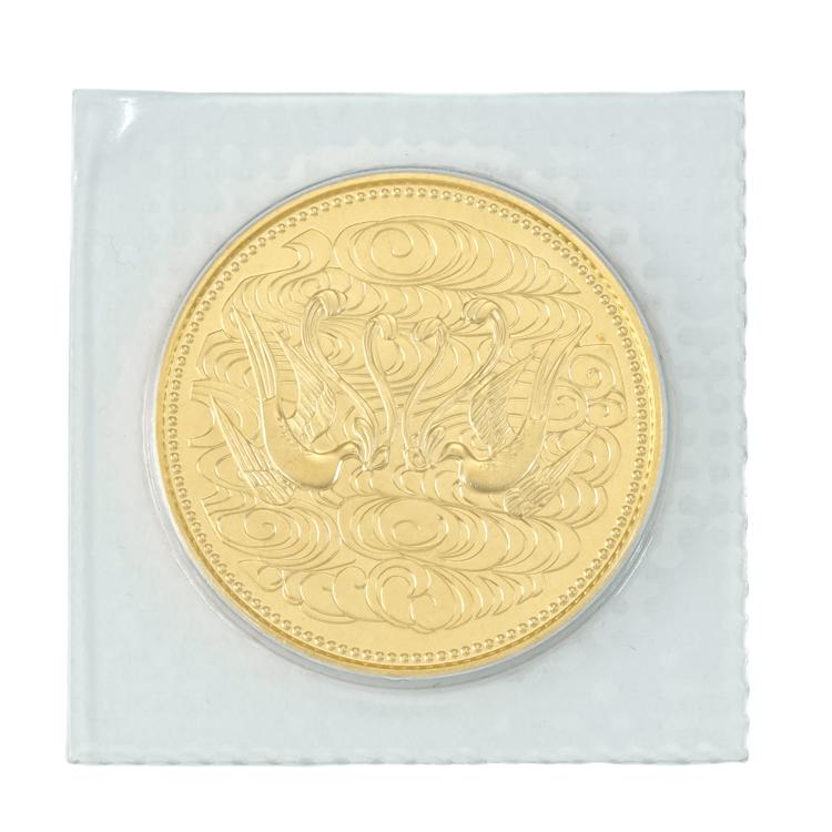 未使用品】 純金 金貨幣 天皇陛下 御在位六十年記念 10万円金貨 昭和61 
