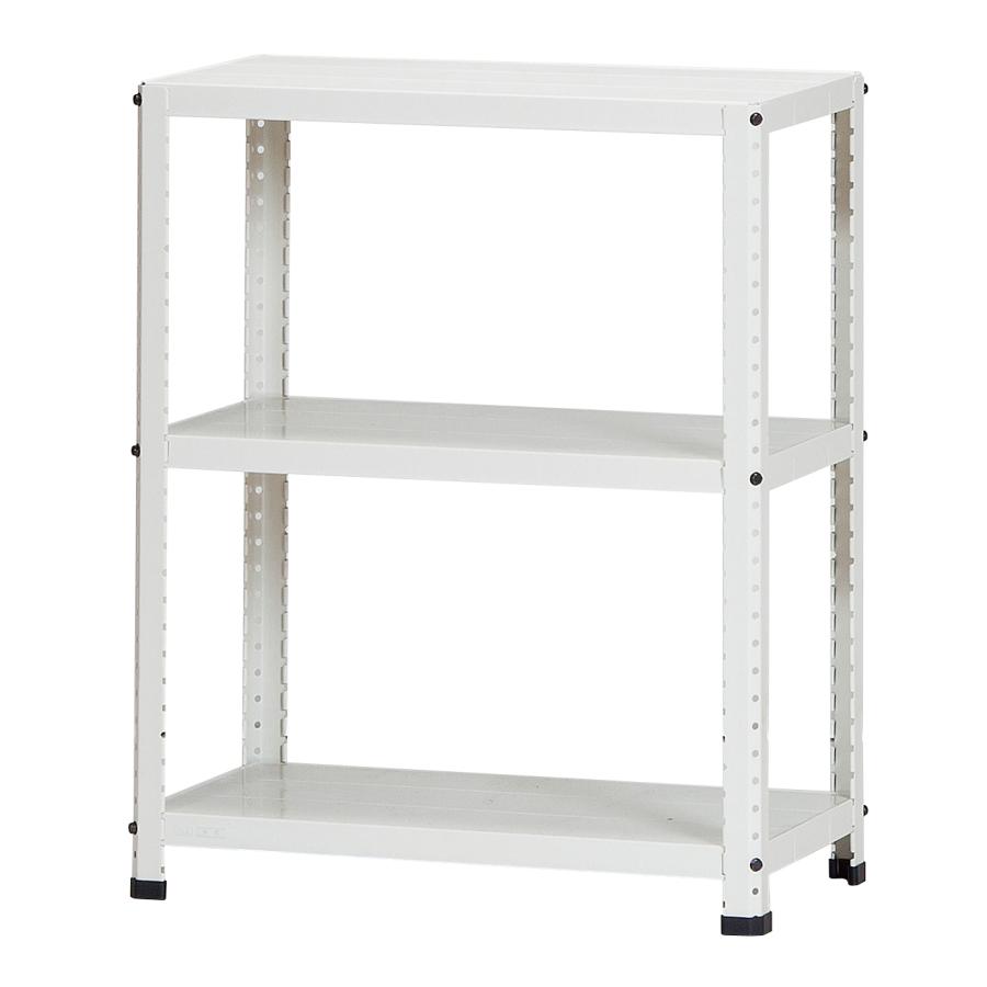 スチールラック 幅60cm 奥行30cm 高さ75cm 3段 耐荷重60kg/段 CLE6375