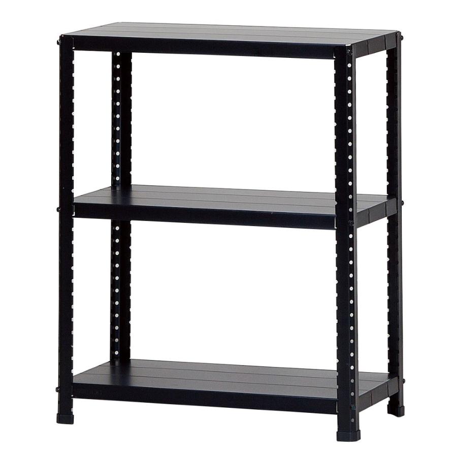 スチールラック 幅60cm 奥行30cm 高さ75cm 3段 耐荷重60kg/段 CLE6375