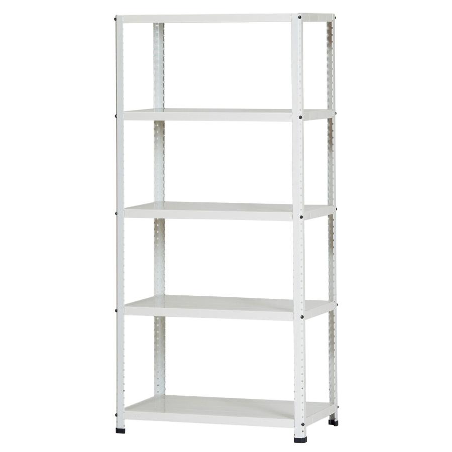 スチールラック 幅70cm 奥行40cm 高さ150cm 5段 耐荷重60kg/段 CLE7415