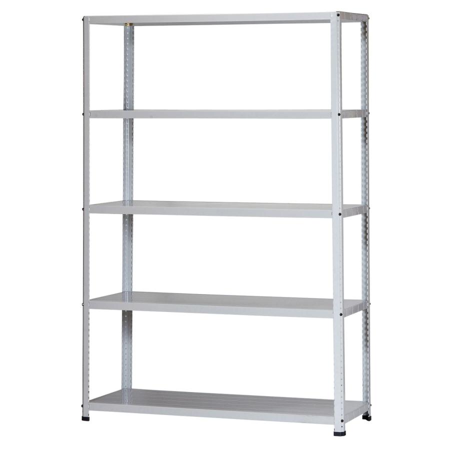 スチールラック 幅120cm 奥行45cm 高さ180cm 5段 耐荷重100kg/段 CL-2