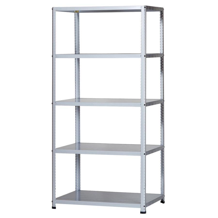 スチールラック 幅87.5cm 奥行45cm 高さ180cm 5段 耐荷重150kg/段 JF-1