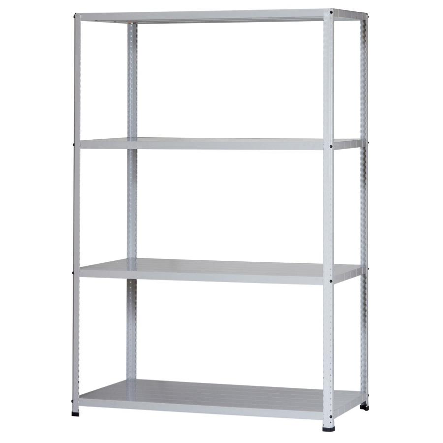 スチールラック 幅120cm 奥行60cm 高さ180cm 4段 耐荷重150kg/段 JF-6