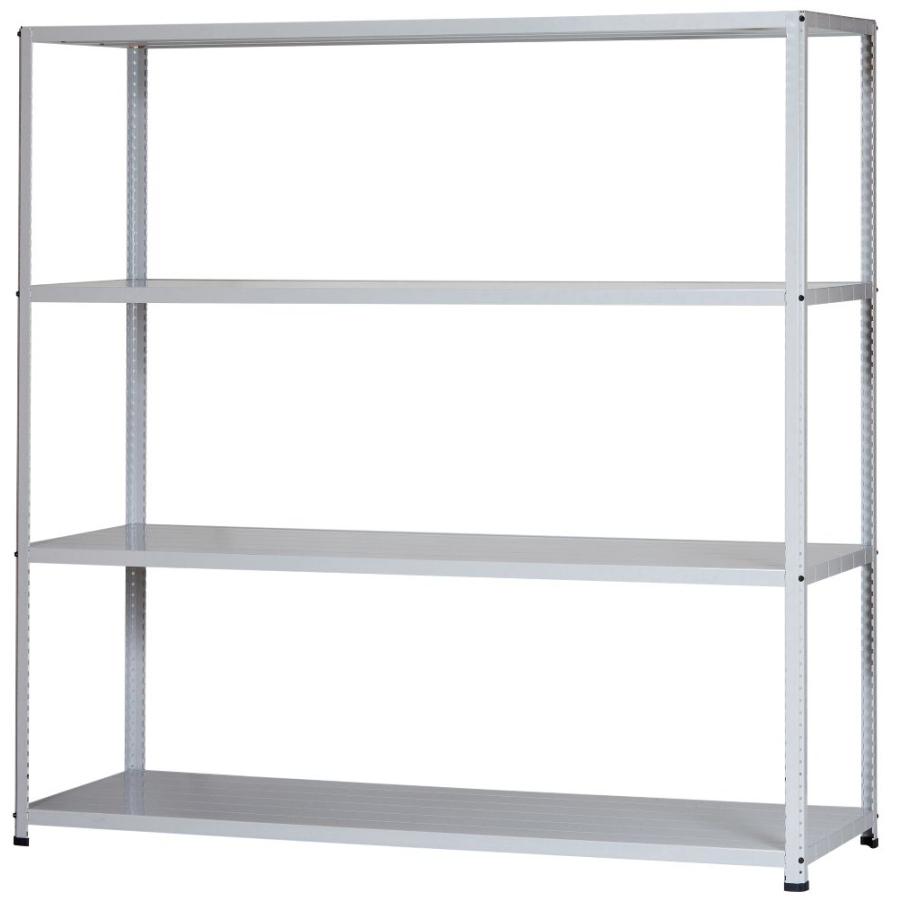 スチールラック 幅180cm 奥行60cm 高さ180cm 4段 耐荷重150kg/段 JF-8