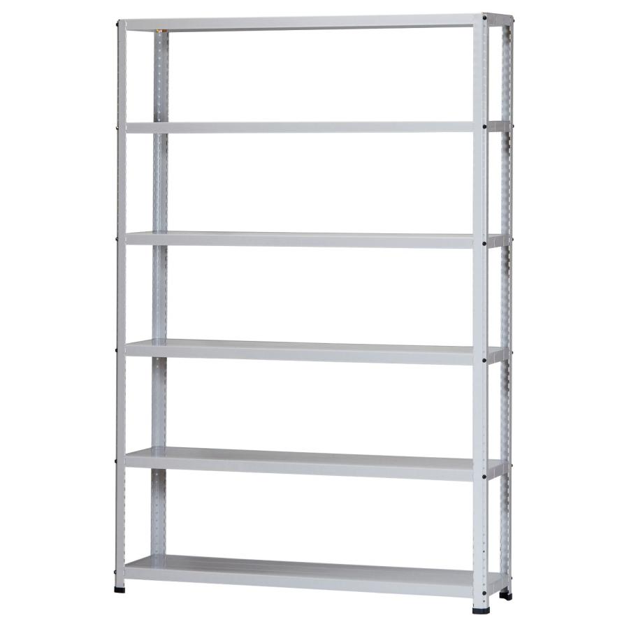 最終スチールラック 幅120 奥行30 高さ180cm 6段 アイボリー スチールラック 幅120cm 奥行30cm 高さ180cm 6段 耐荷重100kg/段 CL-32