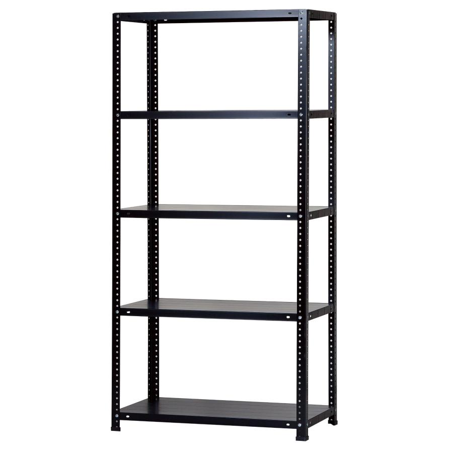 スチールラック 幅87.5cm 奥行40cm 高さ180cm 5段 耐荷重70kg/段 LST