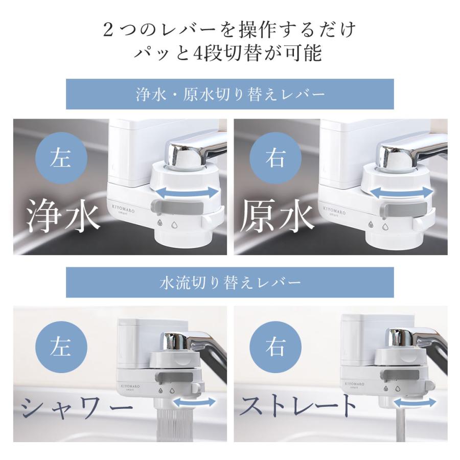 浄水器 国産 一世帯一台限り お試し きよまろスマート 塩素除去 送料無料｜daito｜12