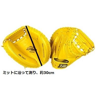 硬式キャッチャーミット SPIDER ブラック 右投用 : ダイトベースボール