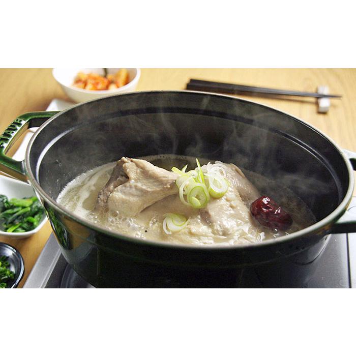 サムゲタン 半身とお粥4個セット/おうちで 参鶏湯 お店の味 無 サムゲタン 半身とお粥4個セット/おうちで 参鶏湯 お店の味 無