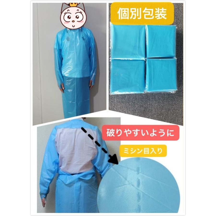 病院 感染予防 介護 入浴介助 保護服 使い捨てガウン 使い捨てエプロン 水色 衛生用品 個別包装 Daitora Apron 大寅ストア 通販 Yahoo ショッピング